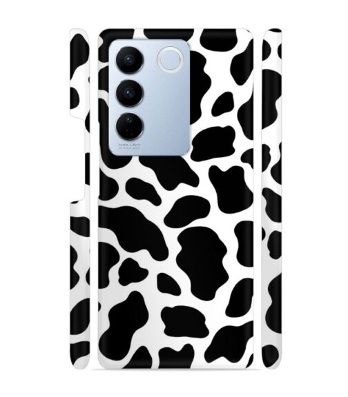 Black & white abstract design Vivo V27 5G Mobile Cover