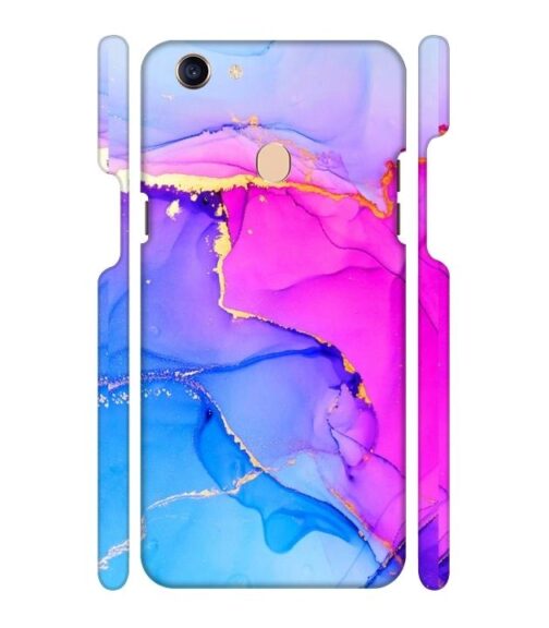 Ai generated multicolor graphics Oppo F7 Mobile Cover