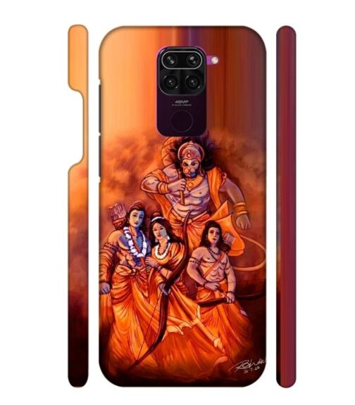 Lords Hanuman with ram ji family Redmi Note 9 Mobile Cover