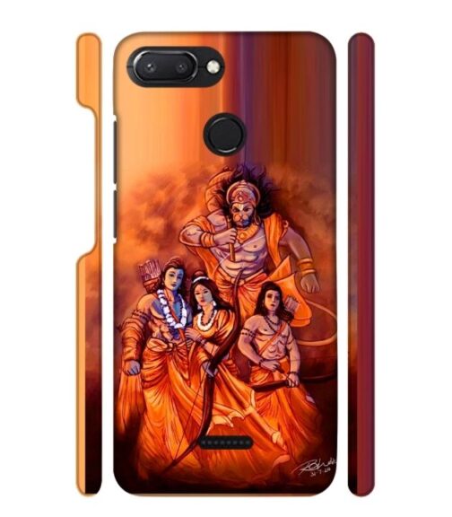 Lords Hanuman with ram ji family Redmi 6 Mobile Cover