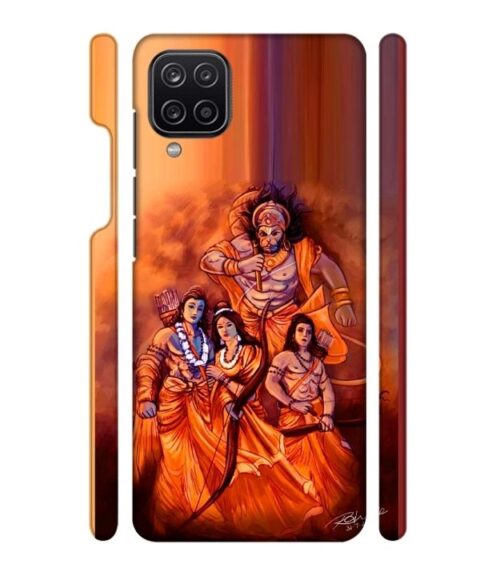 Lords Hanuman with ram ji family Samsung Galaxy A12 Mobile Cover
