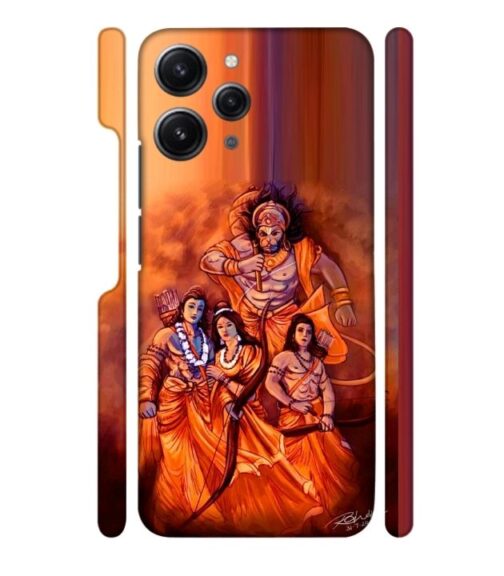 Lords Hanuman with ram ji family Redmi 12 (5G) Mobile Cover