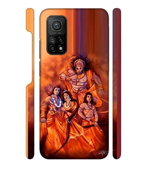 Lords Hanuman with ram ji family Mi 10T Mobile Cover