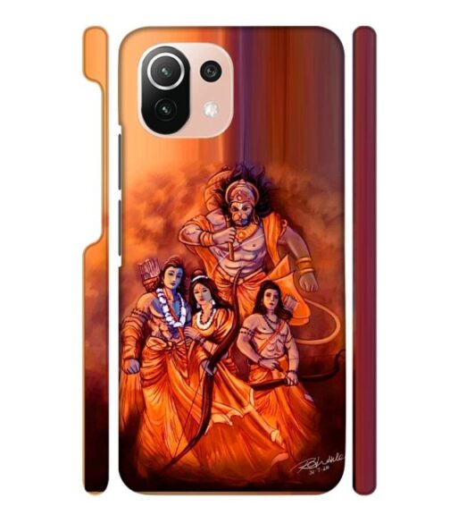 Lords Hanuman with ram ji family Mi 11 Lite Mobile Cover