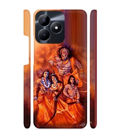 Lords Hanuman with ram ji family Realme C53 Mobile Cover