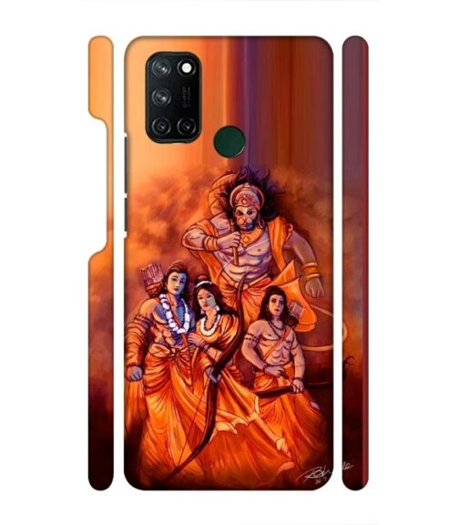 Lords Hanuman with ram ji family Realme 7i Mobile Cover