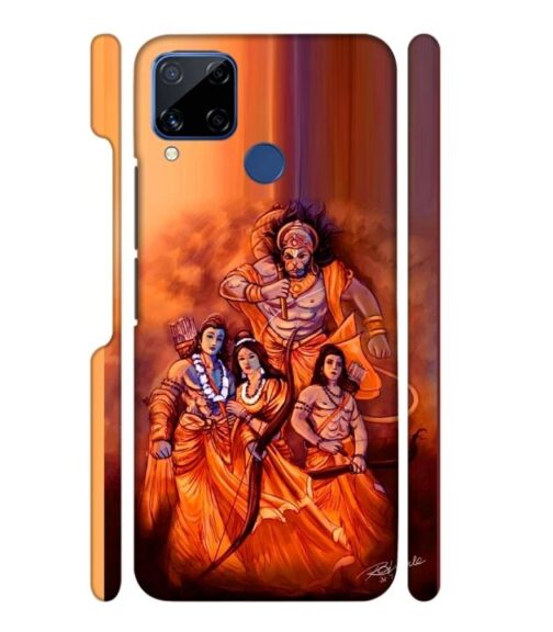 Lords Hanuman with ram ji family Realme C15 Mobile Cover
