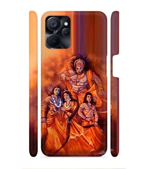 Lords Hanuman with ram ji family Realme 9i (5G) Mobile Cover