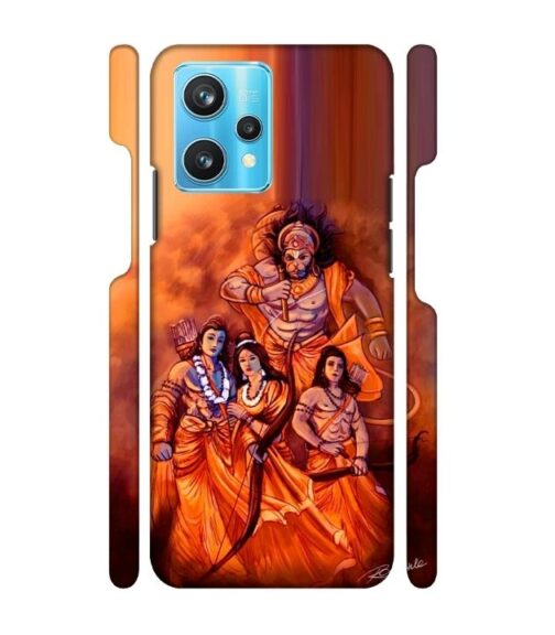 Lords Hanuman with ram ji family Realme 9 Pro Plus Mobile Cover