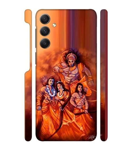 Lords Hanuman with ram ji family Samsung Galaxy A54 5G Mobile Cover