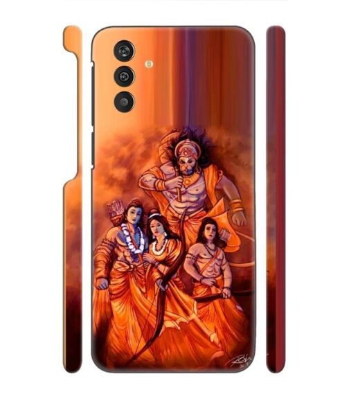 Lords Hanuman with ram ji family Samsung Galaxy M13 4G Mobile Cover