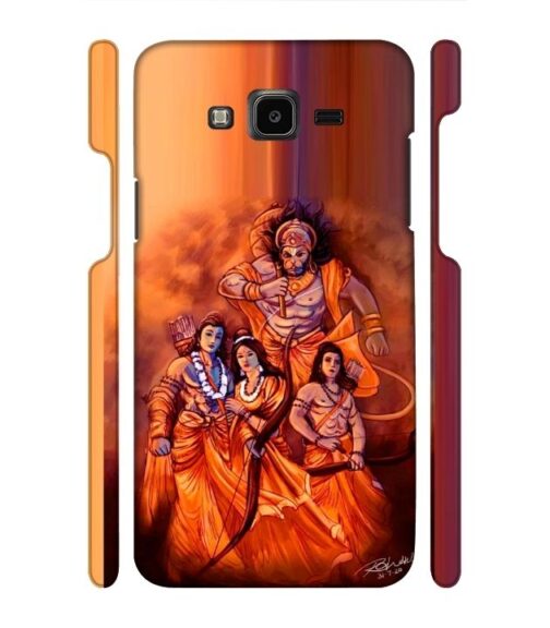 Lords Hanuman with ram ji family Samsung Galaxy J7 (2016) Mobile Cover