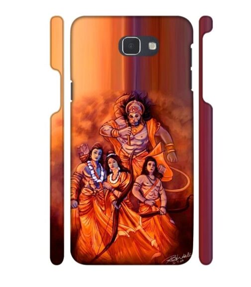 Lords Hanuman with ram ji family Samsung Galaxy J7 Prime Mobile Cover