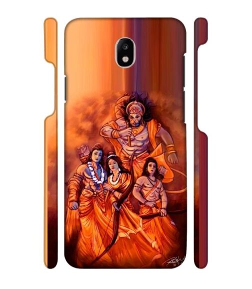 Lords Hanuman with ram ji family Samsung Galaxy J7 (2017) Mobile Cover