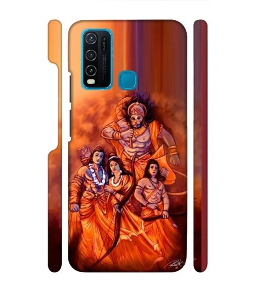 Lords Hanuman with ram ji family Vivo Y30 Mobile Cover