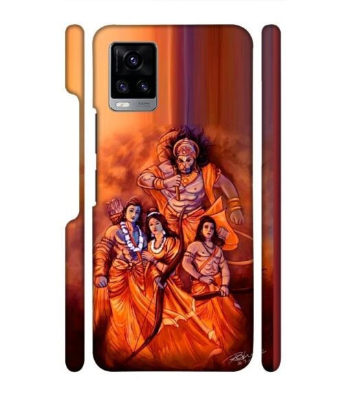 Lords Hanuman with ram ji family Vivo V20 Mobile Cover