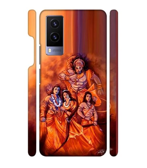 Lords Hanuman with ram ji family Vivo V21 E Mobile Cover