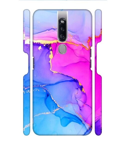 Ai generated multicolor graphics Oppo F11 Mobile Cover