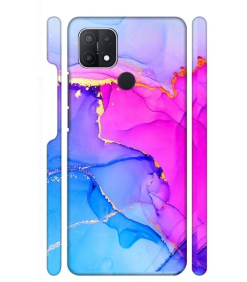 Ai generated multicolor graphics Oppo A15 S Mobile Cover