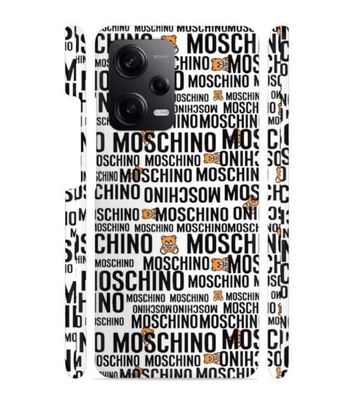 Moschino panda marquee text Redmi Note 12 (5G) Mobile Cover