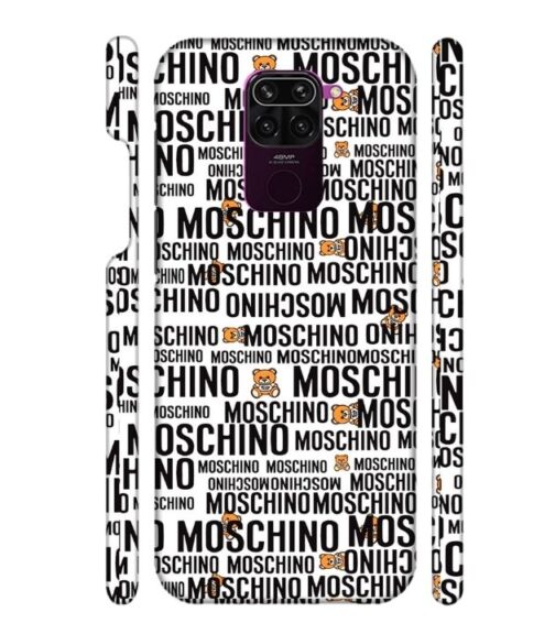 Moschino panda marquee text Redmi Note 9 Mobile Cover