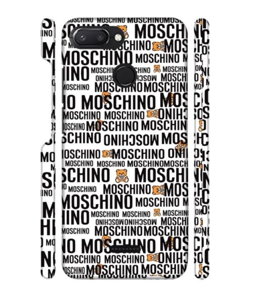 Moschino panda marquee text Redmi 6 Mobile Cover