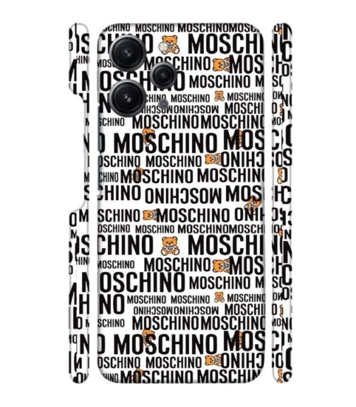 Moschino panda marquee text Redmi 12 (5G) Mobile Cover