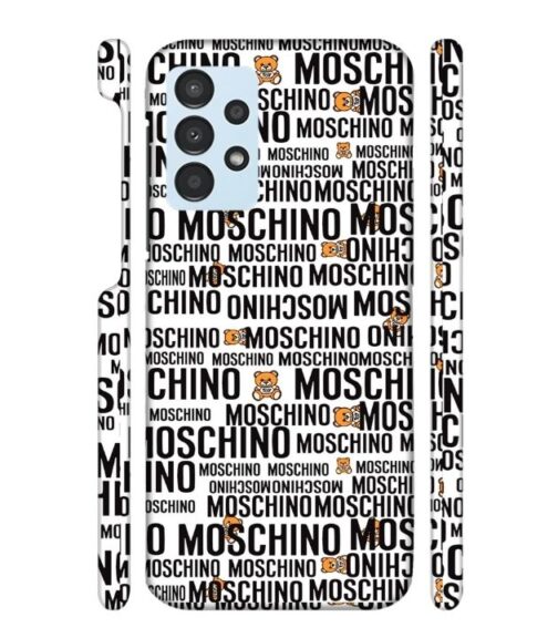 Moschino panda marquee text Samsung Galaxy A23 Mobile Cover