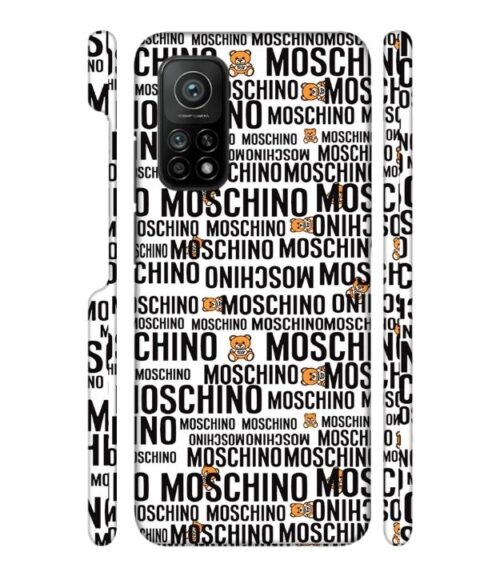 Moschino panda marquee text Mi 10T Mobile Cover