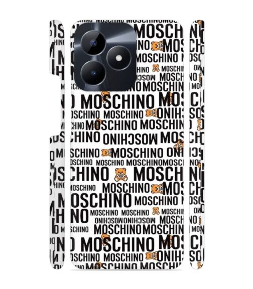 Moschino panda marquee text Realme C53 Mobile Cover