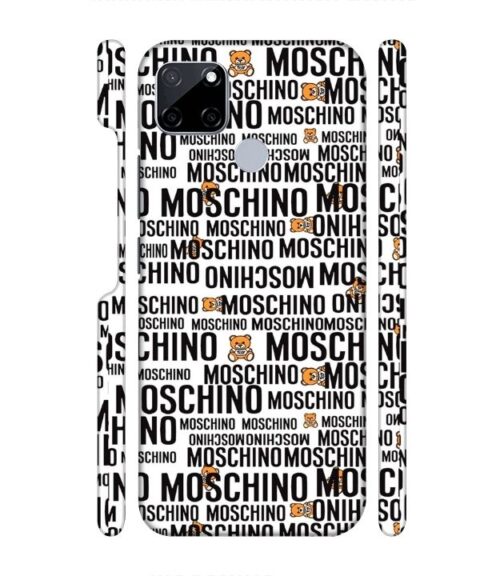 Moschino panda marquee text Realme C21 Y Mobile Cover
