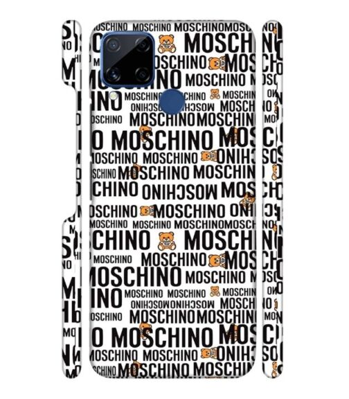 Moschino panda marquee text Realme C15 Mobile Cover