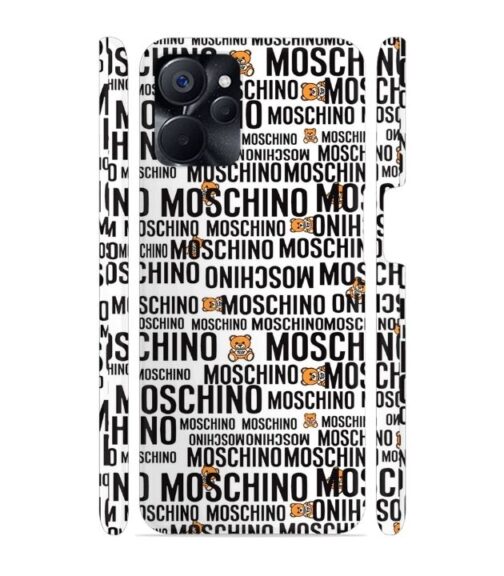 Moschino panda marquee text Realme 9i (5G) Mobile Cover