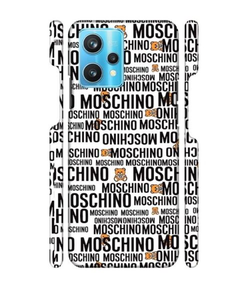 Moschino panda marquee text Realme 9 Pro Plus Mobile Cover