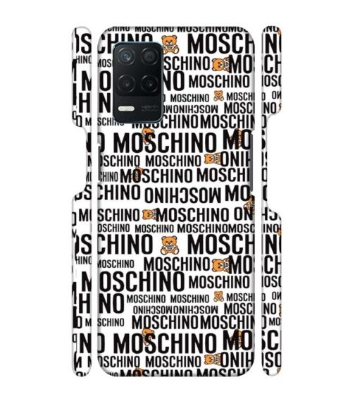 Moschino panda marquee text Realme 9 (5G) Mobile Cover