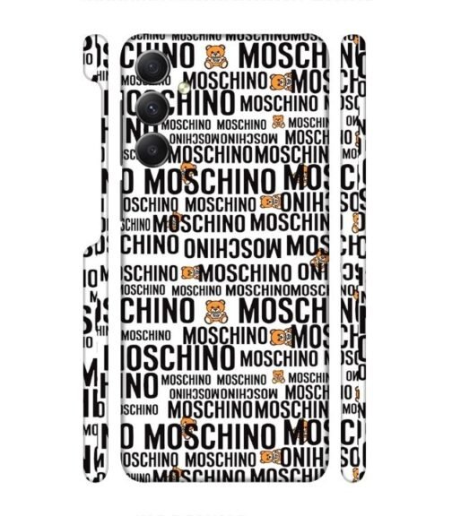 Moschino panda marquee text Samsung Galaxy A54 5G Mobile Cover