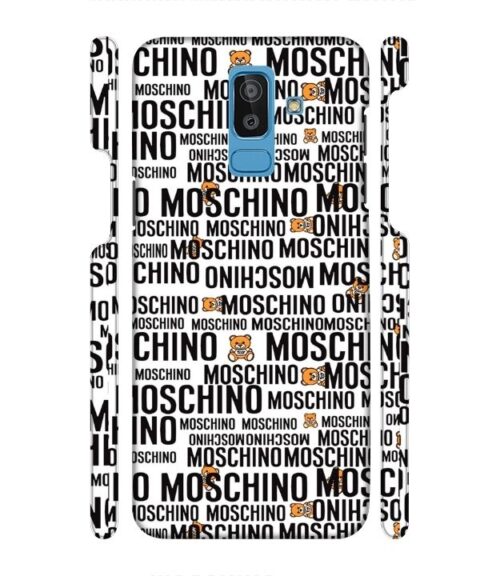 Moschino panda marquee text Samsung Galaxy J8 Mobile Cover