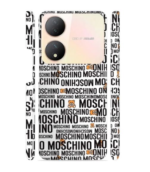 Moschino panda marquee text Vivo Y100 (5G) Mobile Cover