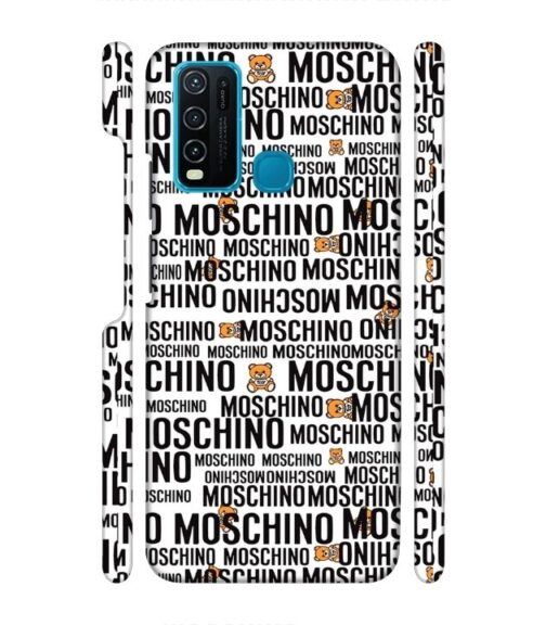 Moschino panda marquee text Vivo Y30 Mobile Cover