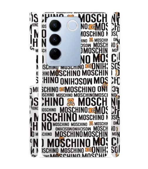 Moschino panda marquee text Vivo V27 5G Mobile Cover
