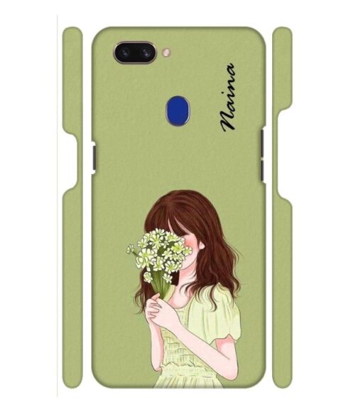 Customize text Oppo F9 Pro Mobile Cover