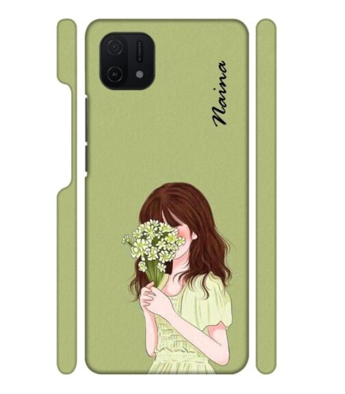 Customize text Oppo A16 E Mobile Cover