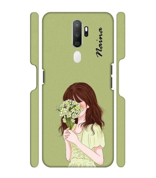 Customize text Oppo A9 (2020) Mobile Cover