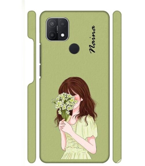 Customize text Oppo A15 S Mobile Cover
