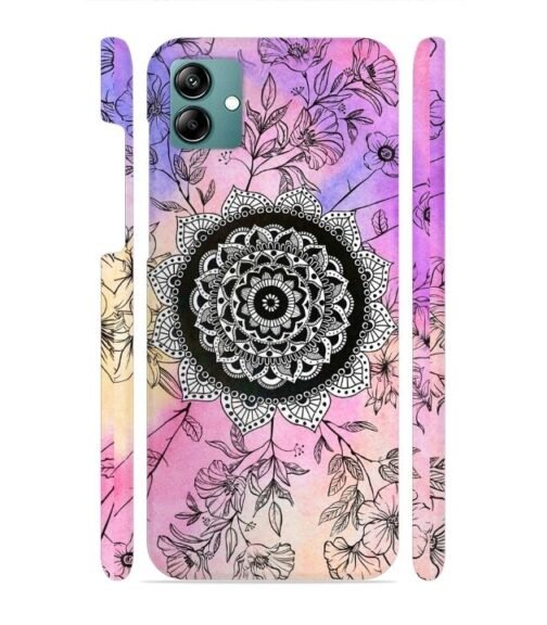 Creative rangoli pattern Samsung Galaxy F04 Mobile Cover