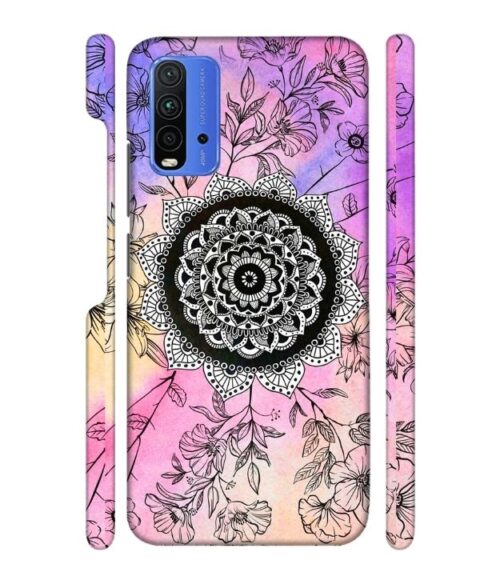 Creative rangoli pattern Redmi 9 Power Mobile Cover