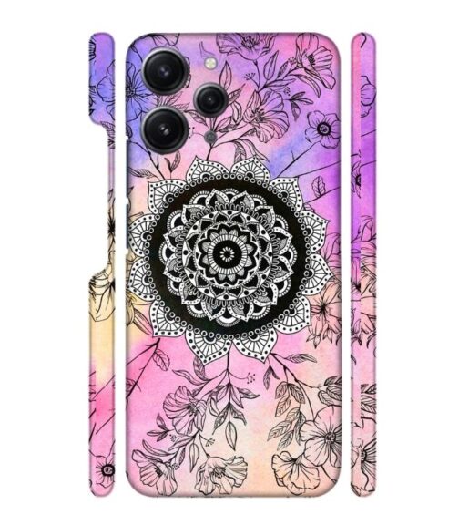 Creative rangoli pattern Redmi 12 (5G) Mobile Cover