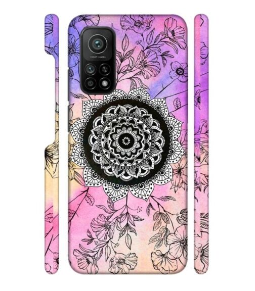 Creative rangoli pattern Mi 10T Mobile Cover