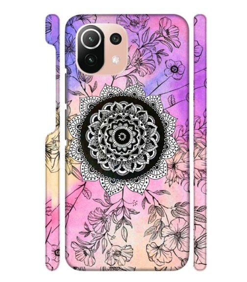Creative rangoli pattern Mi 11 Lite Mobile Cover