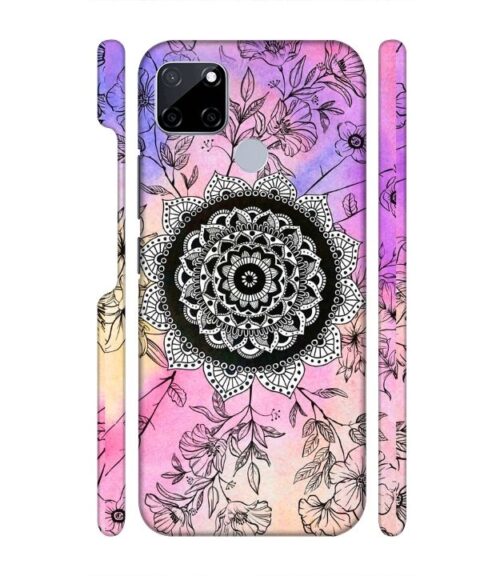 Creative rangoli pattern Realme C21 Y Mobile Cover